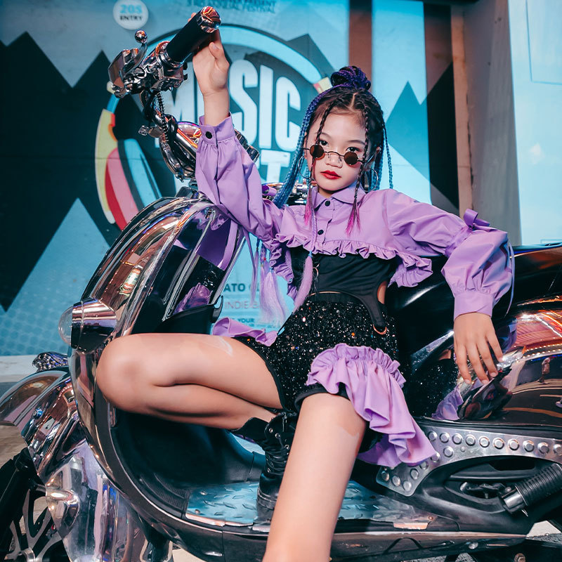 Y0268 Hip Hop Outfit For Girls