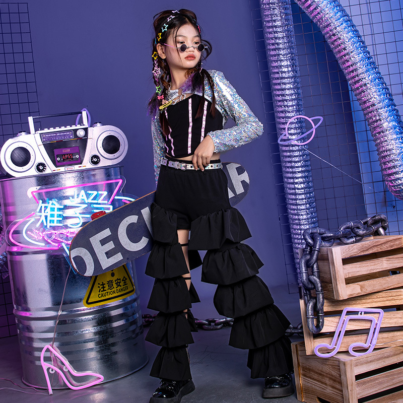 Y0793 Hip Hop Outfit For Girls 