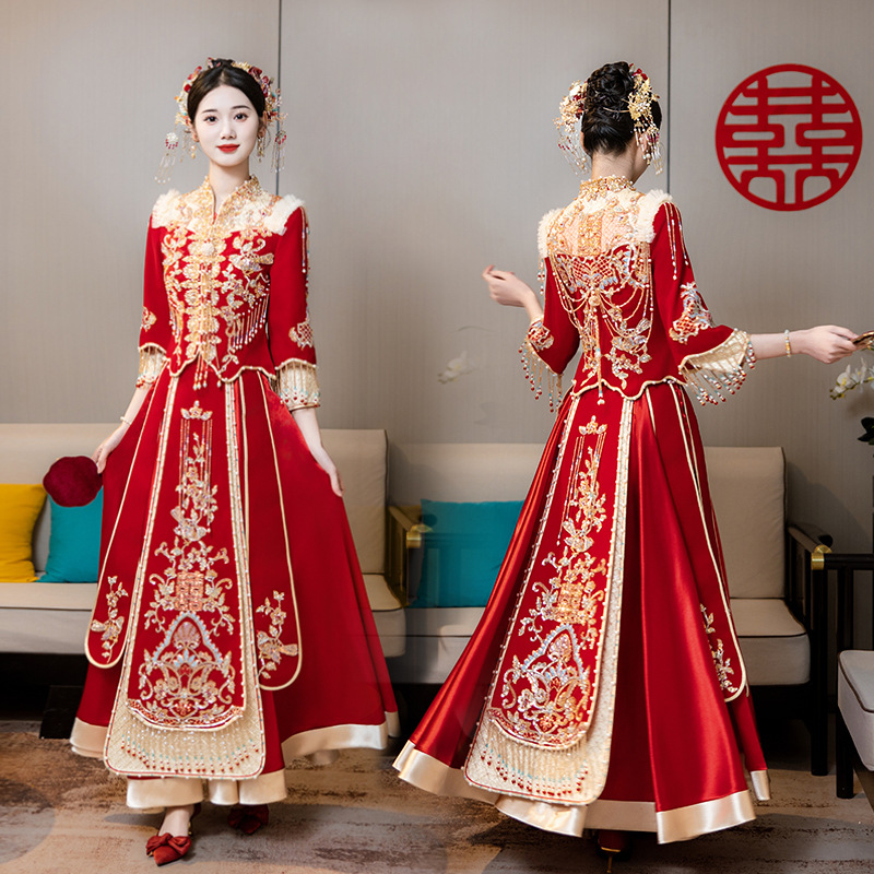 Q57 New Xiuhe dress bride wedding dress