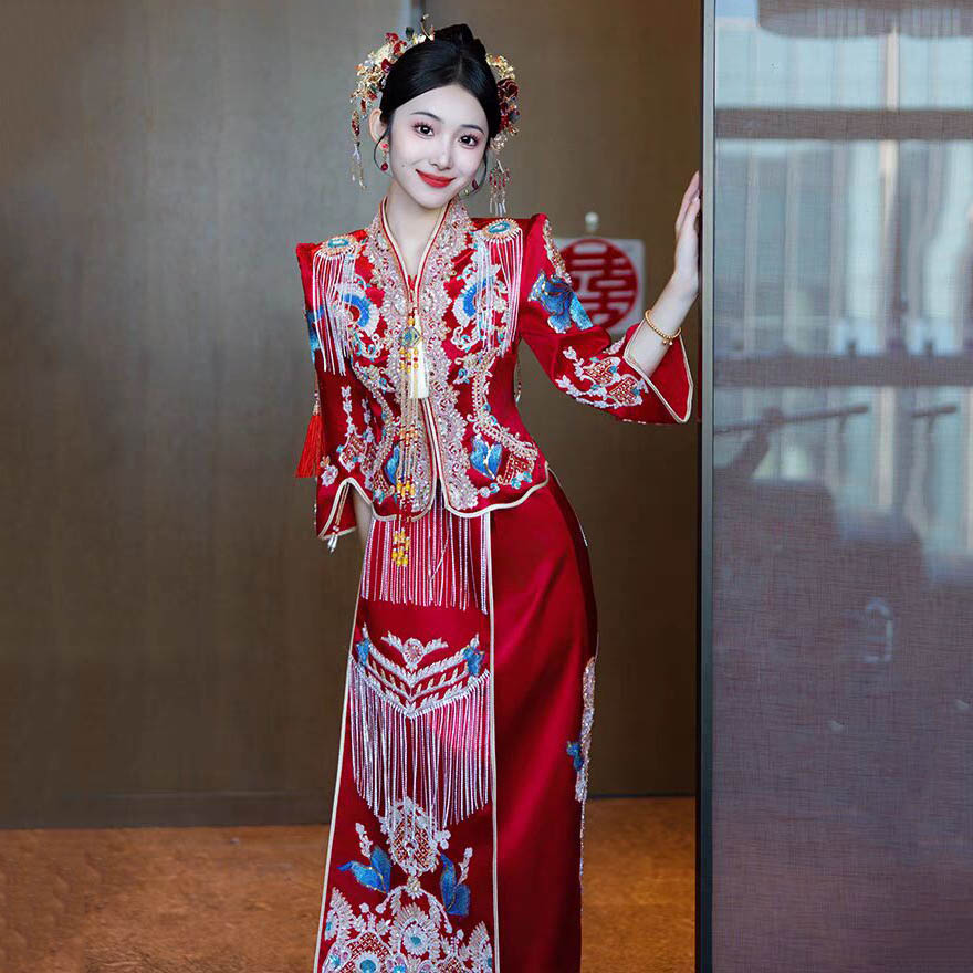 Q56 New Xiuhe dress bride wedding dress