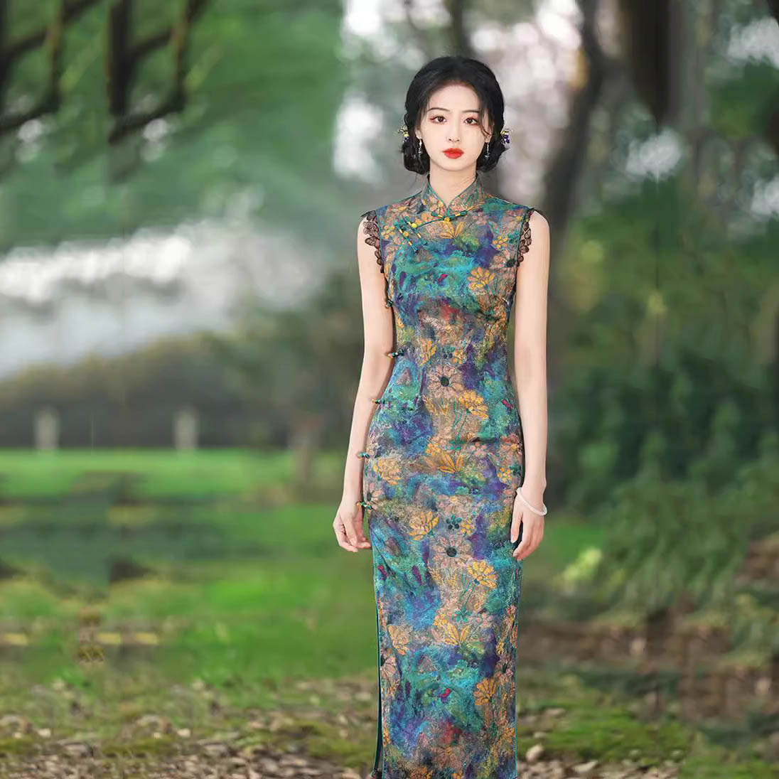 Q70 Classic Cheongsam Dress