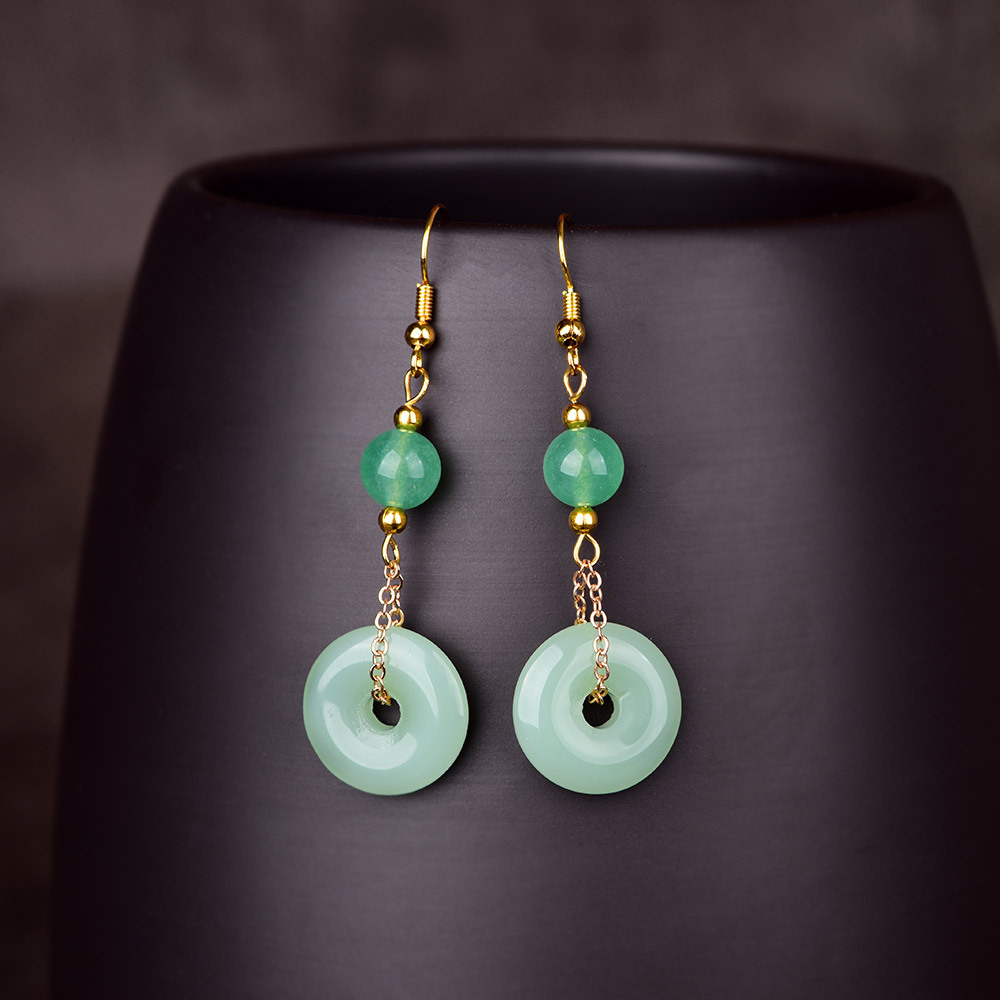 E181 Jade Earrings