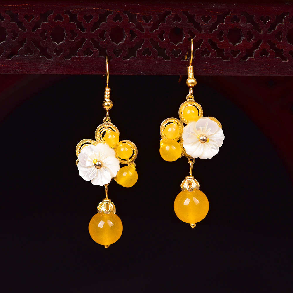 E021 Floral Earrings