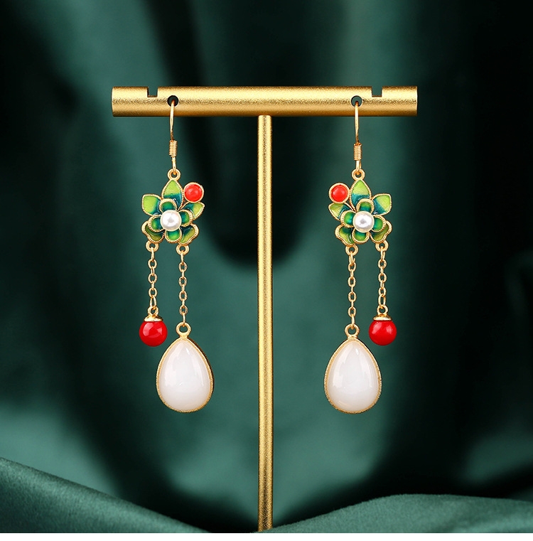 CP166 Long Tassel Earrings