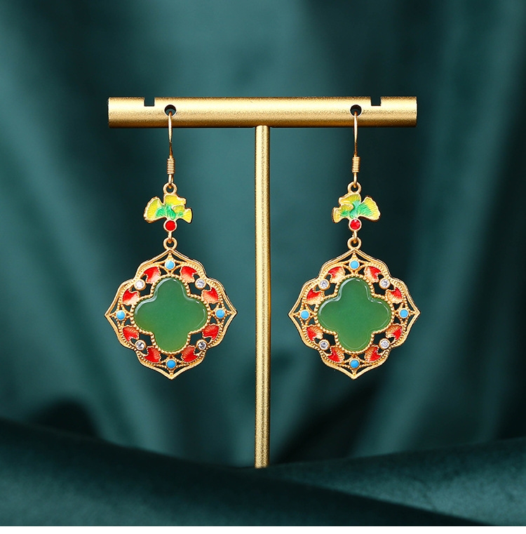 CP964  Jade Earrings