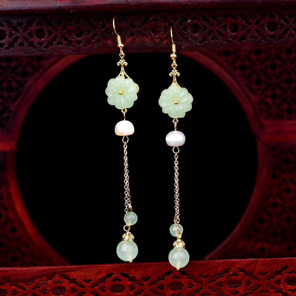 E138 Jade Earrings