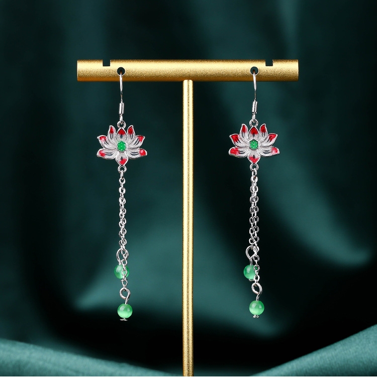 CP911 Long Tassel Earrings