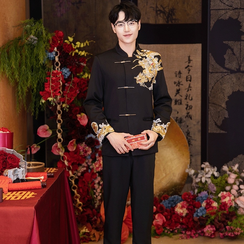 HQ-007 Groom's Costume Tang Suit