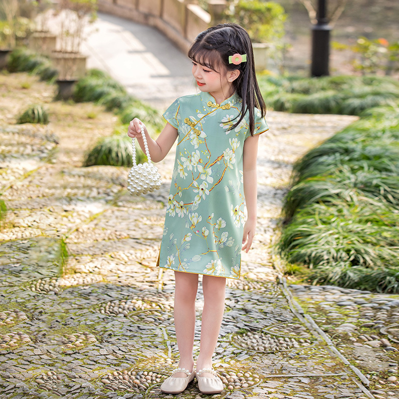 BE-10 Girl's Traditional Qipao Dress