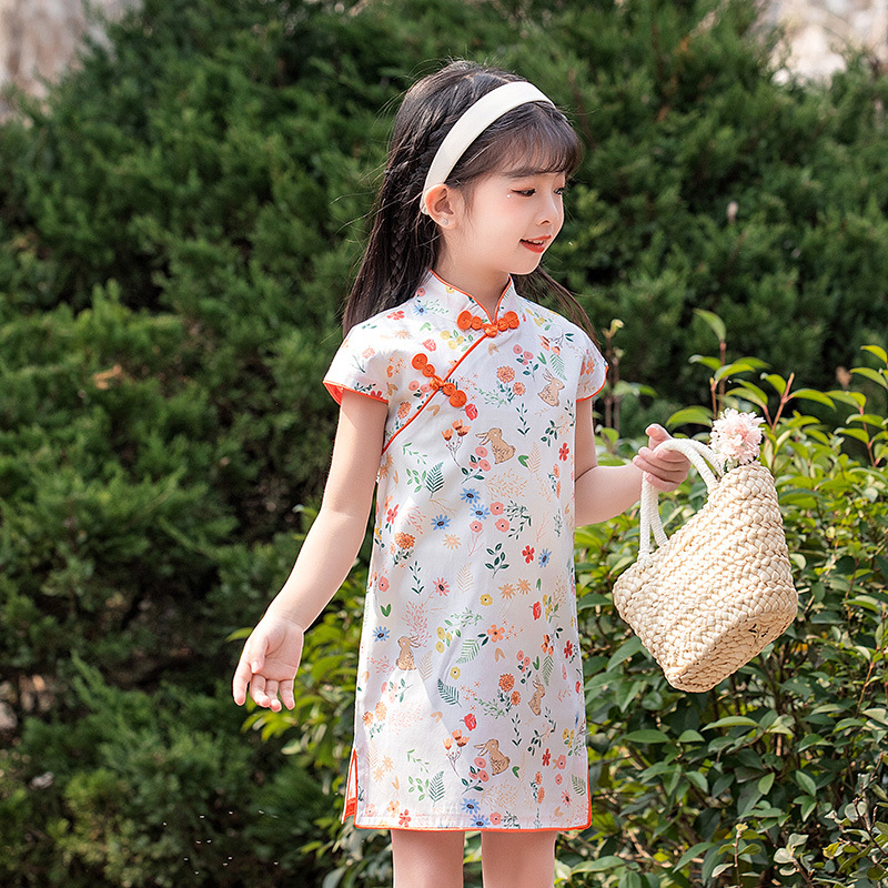 BE-02 Cotton Girl's Traditional Qipao