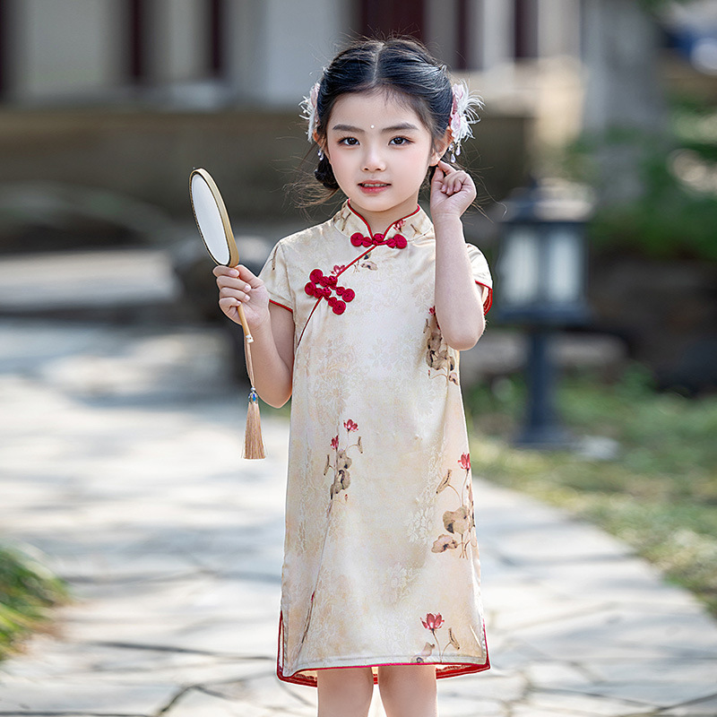 BE-20 Silk Girl's Traditional Qipao Dress