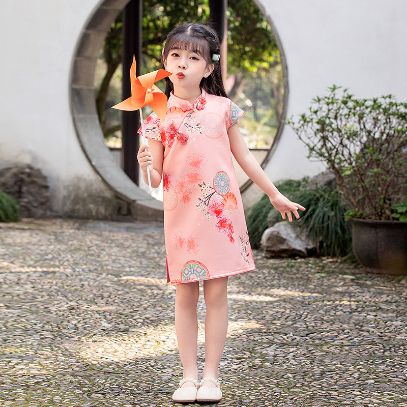 BE-11 Girl's Traditional Qipao Dress
