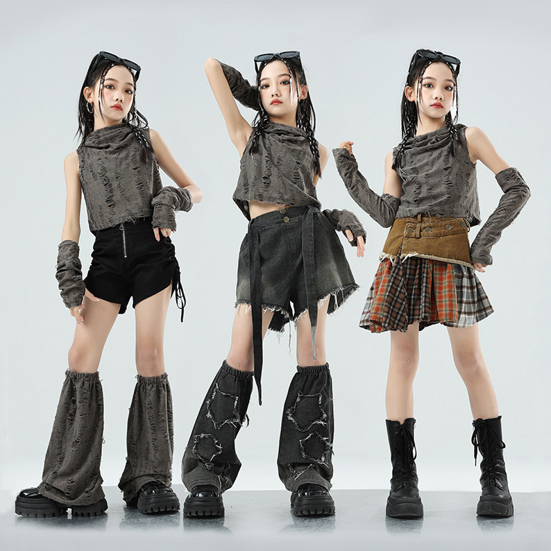01218 Hip Hop Outfit For Girls Size 110cm-180cm