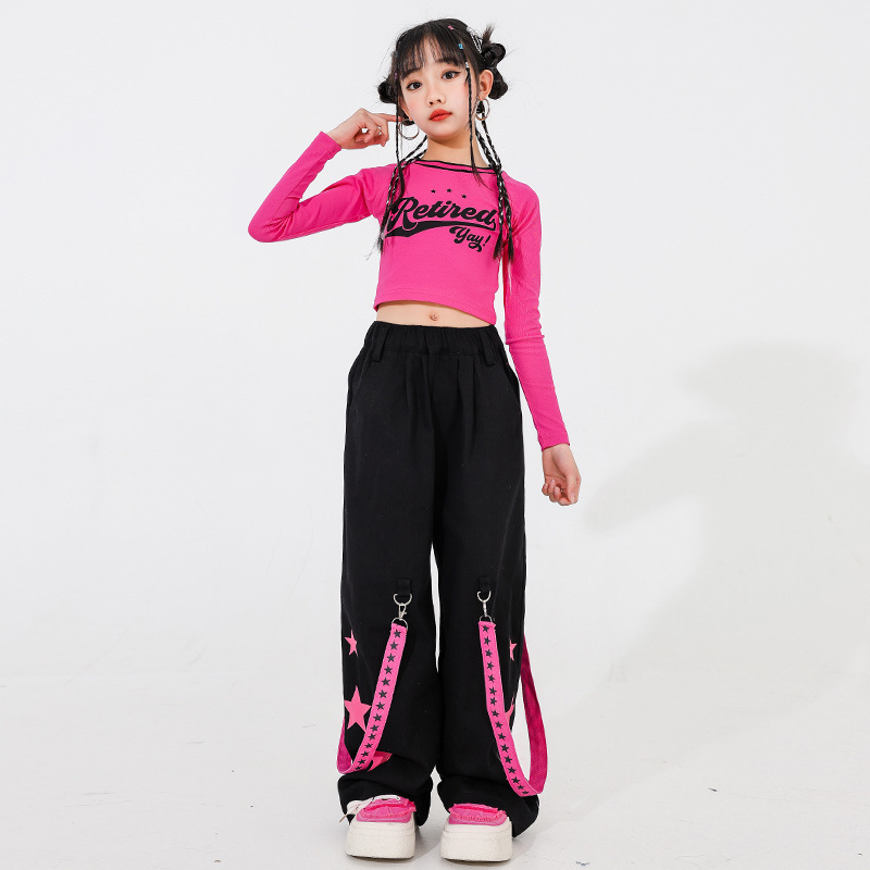 H-73 Morden Jazz Dance Outfit Size 110cm-180cm