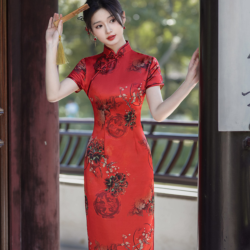 CQ15-5 Classical Cheongsam Dress