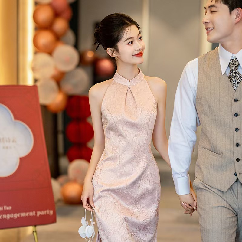 240808 pink wedding dress