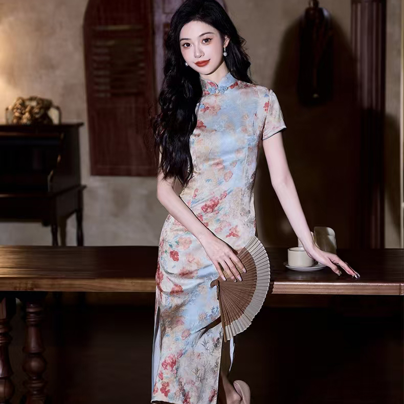 SC21507 Hot sale qipao dress