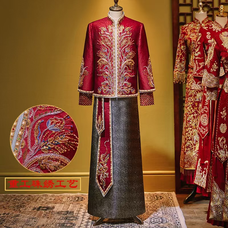 HQ-017 Groom's Costume Tang Suit