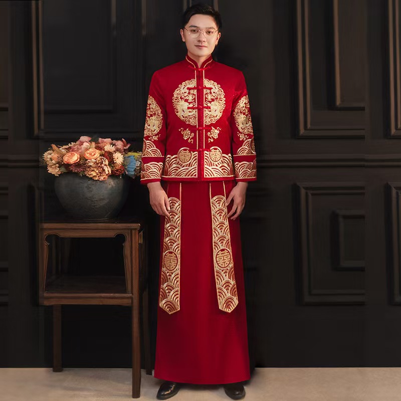 HQ-020 Groom's Costume Tang Suit