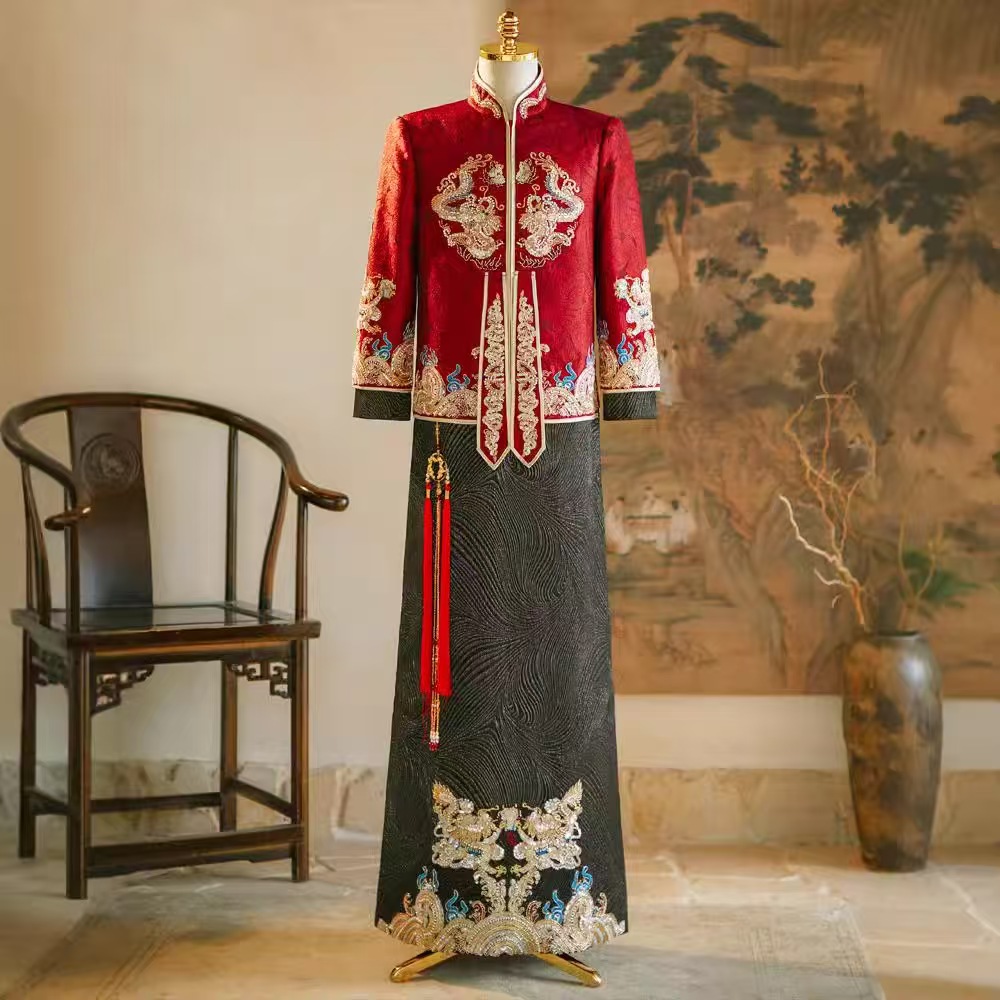 HQ-019 Groom's Costume Tang Suit