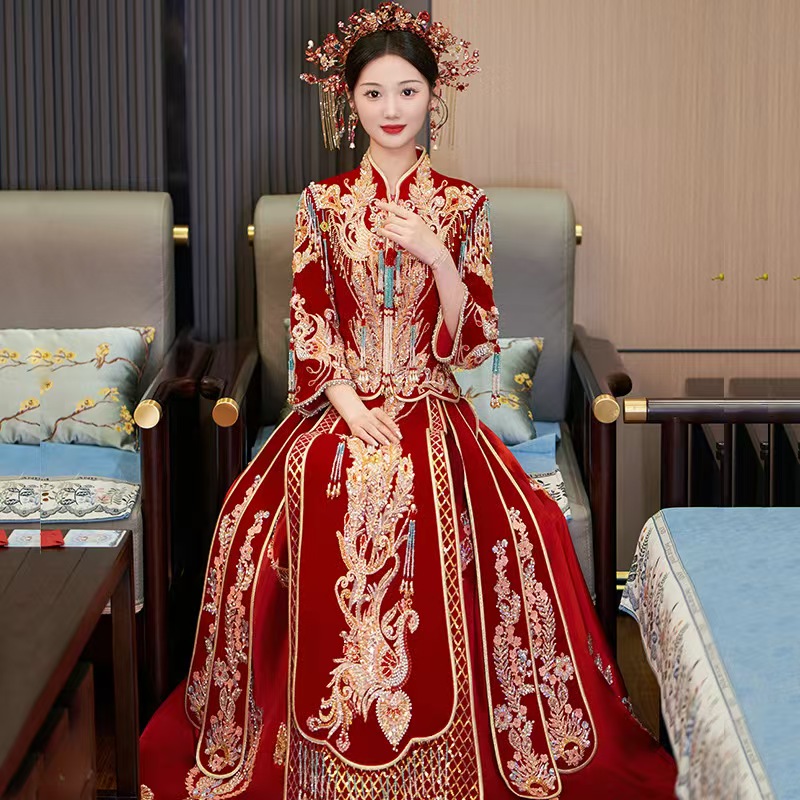 N-516 Xiuhe dress bride wedding dress