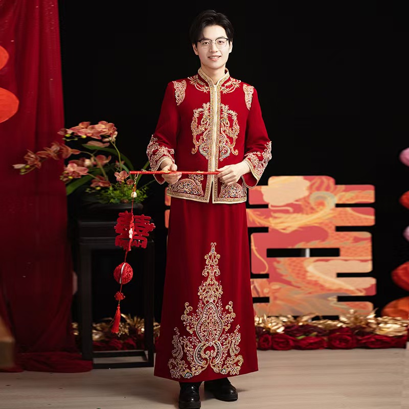 HQ-016 Groom's Costume Tang Suit