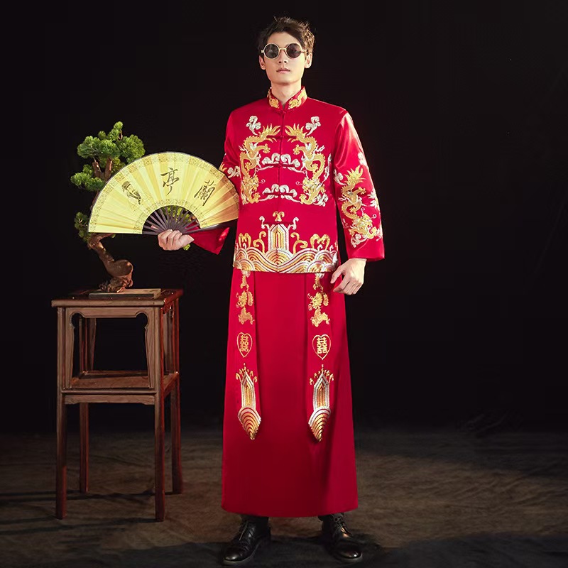 HQ-027 Groom's Costume Tang Suit