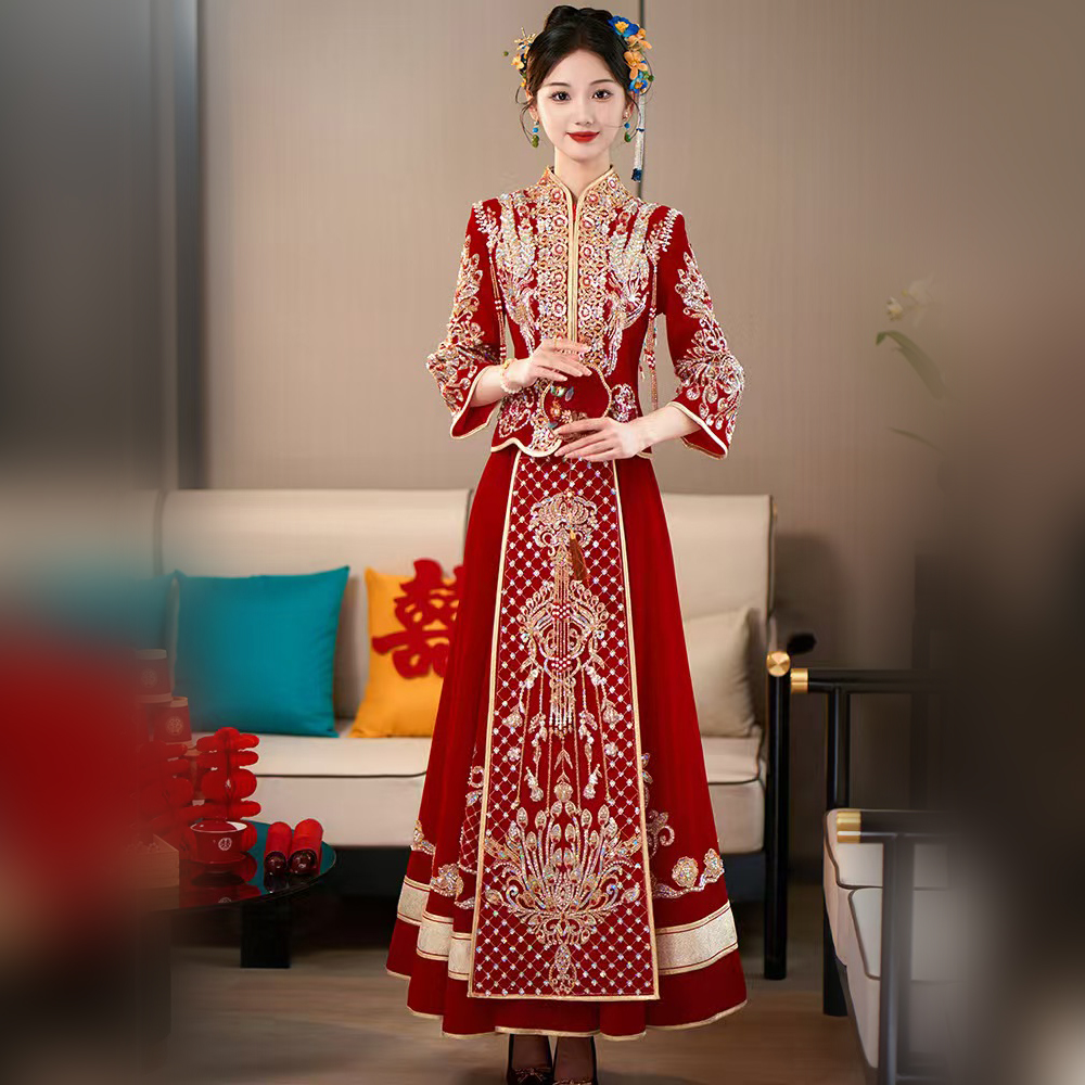 N-383 Xiuhe dress bride wedding dress