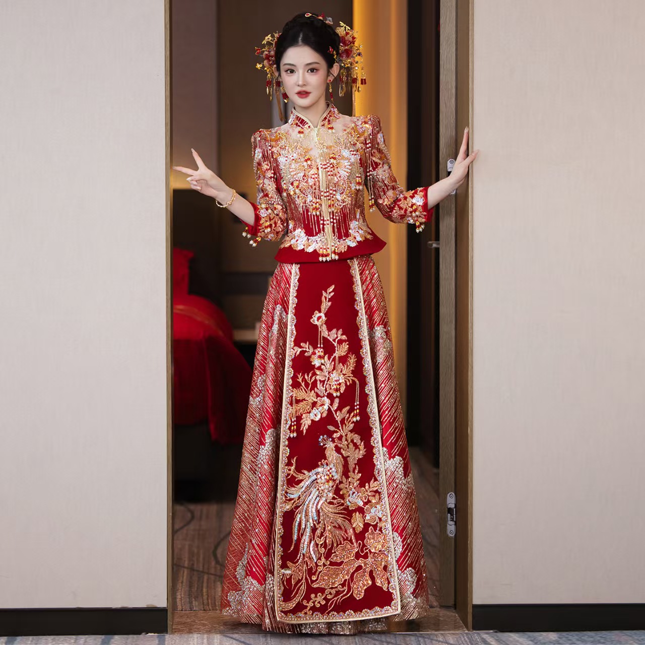 N-1039 Xiuhe Clothing Chinese Wedding Dress