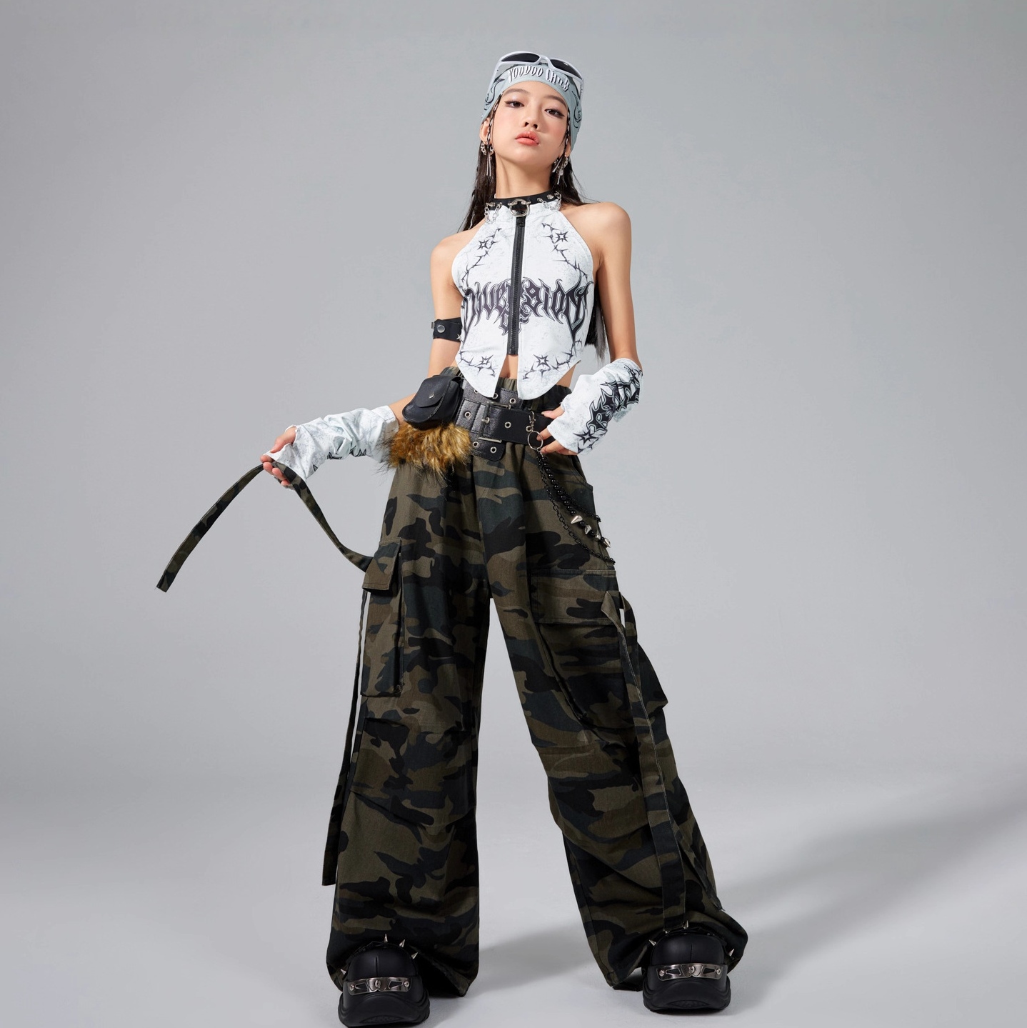 A112 Fashion Girl‘s Hip Hop Dance Custom 