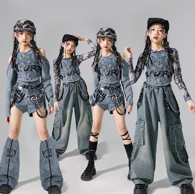 749 Jazz dance custom girl's hip hop outfit